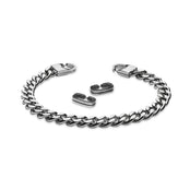 The Armor of the Free VIRA - Polished stainless steel chain strap bracelet