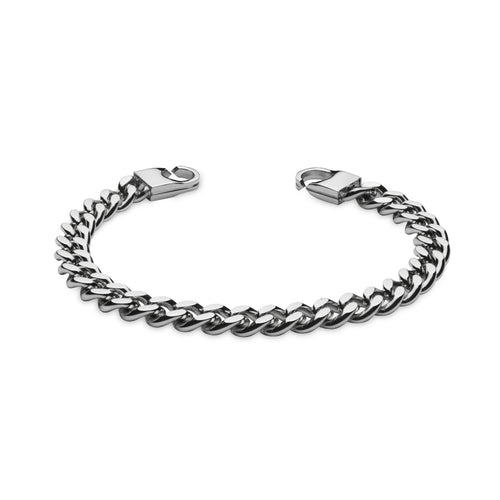 The Armor of the Free VIRA - Polished stainless steel chain bracelet