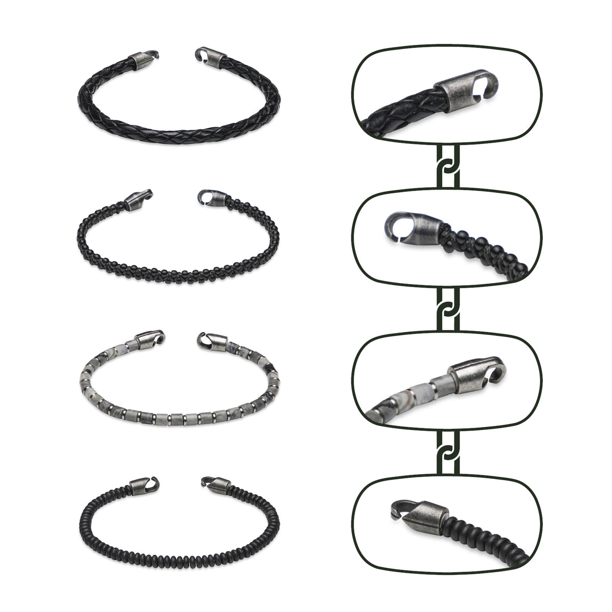 CYRAL | 4-strap bracelet set
