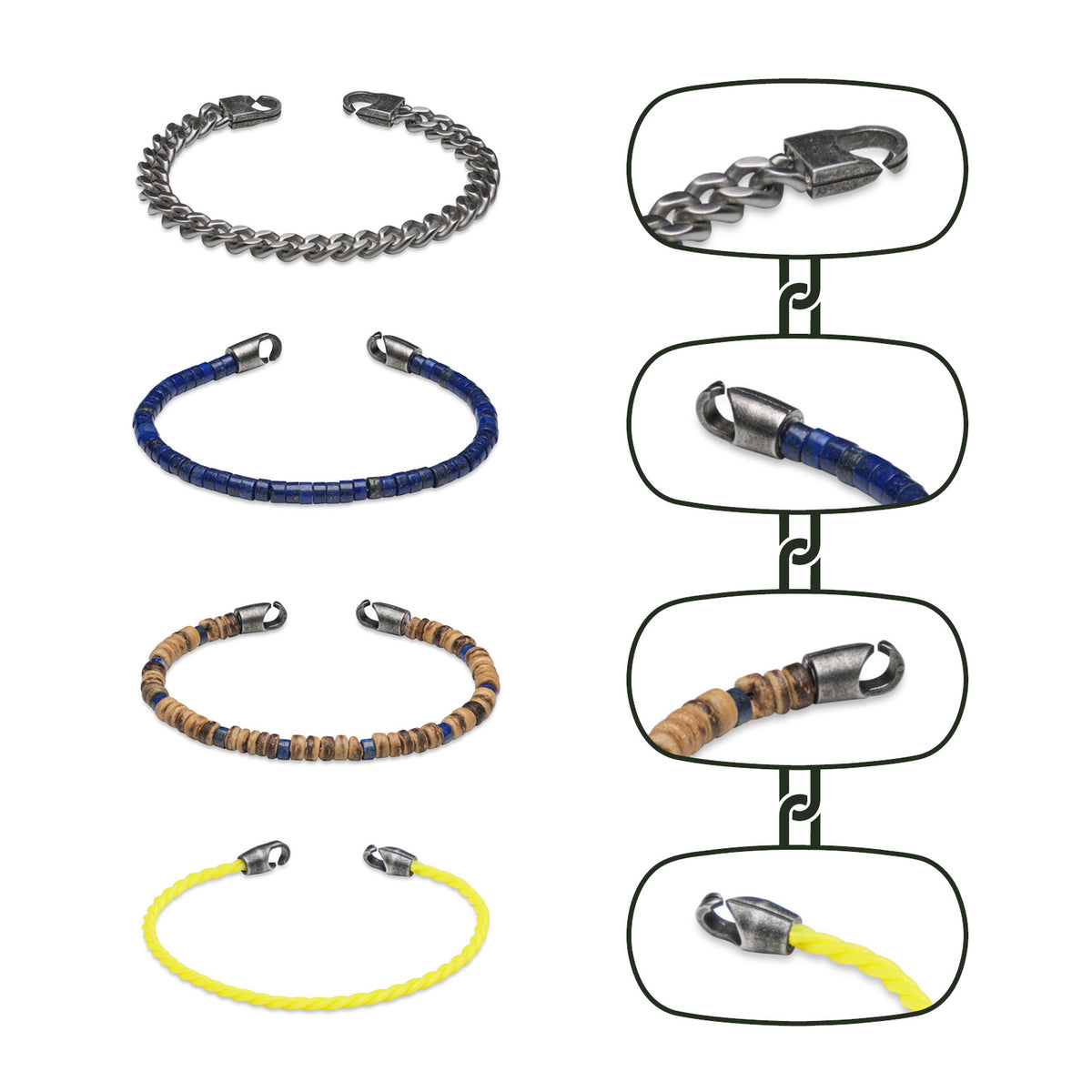 FAELO | 4-strap bracelet set