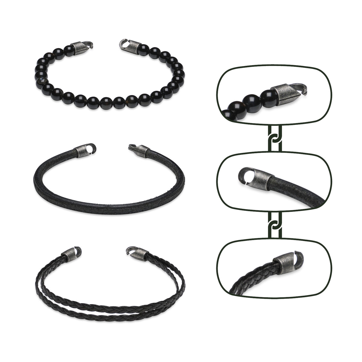 GRIOS | 3-strap bracelet set