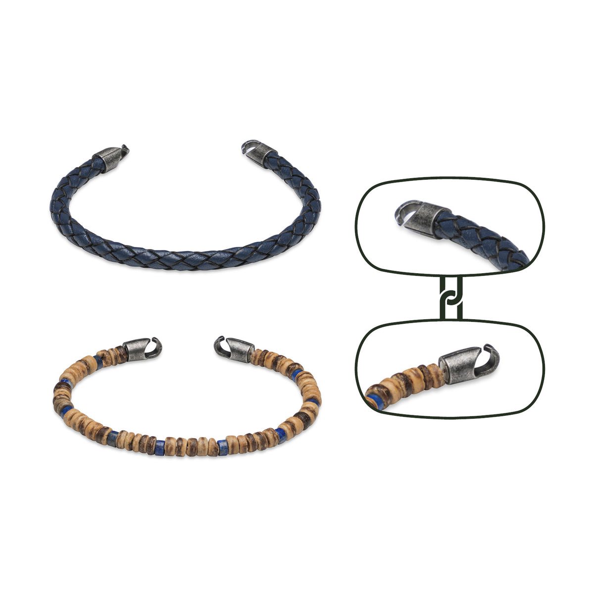 GRITH | 2-strap bracelet set
