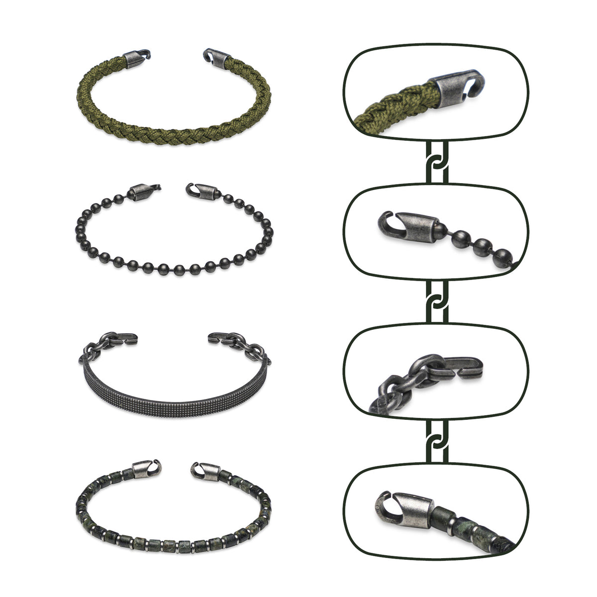 KAELA | 4-strap bracelet set