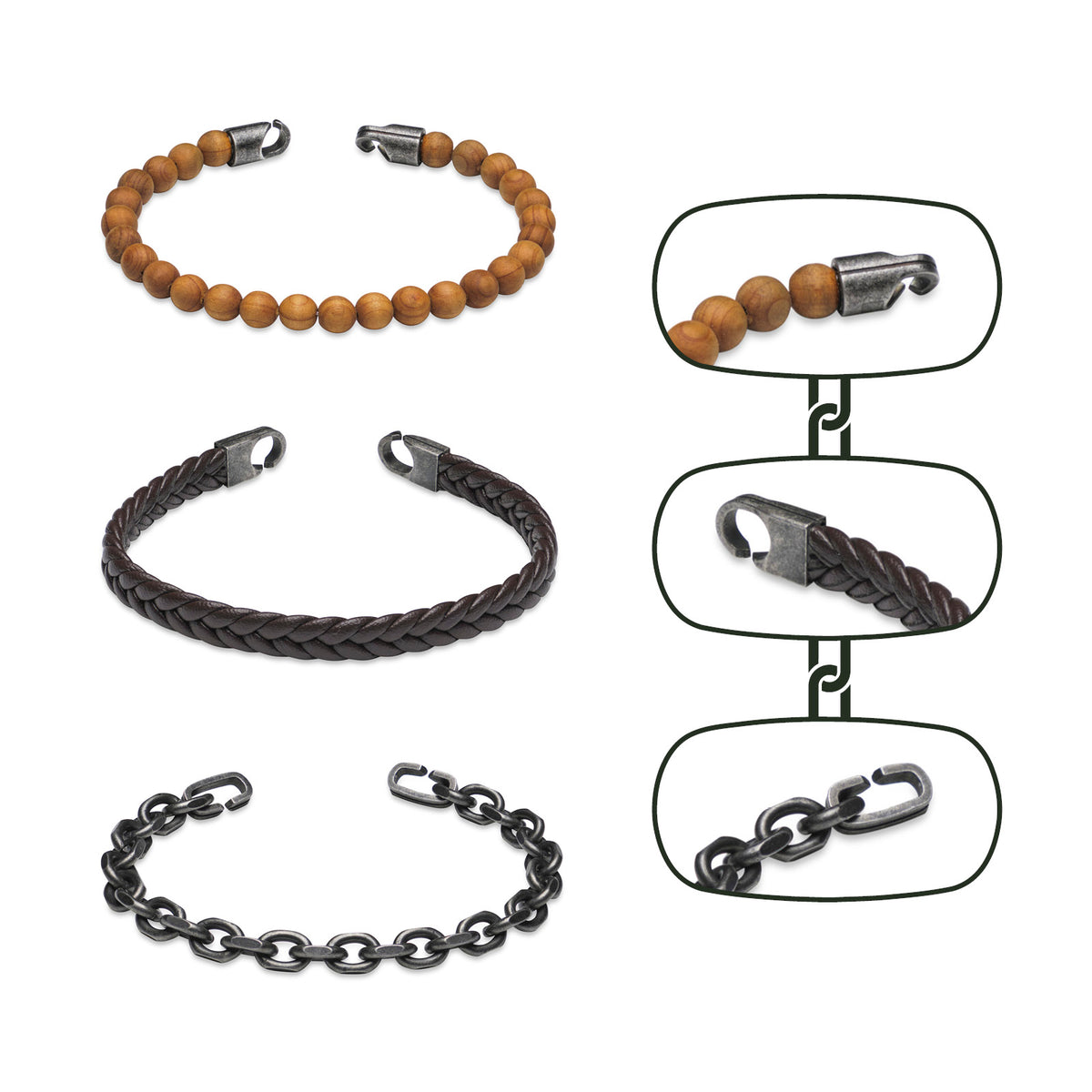 OLYAN | 3-strap bracelet set