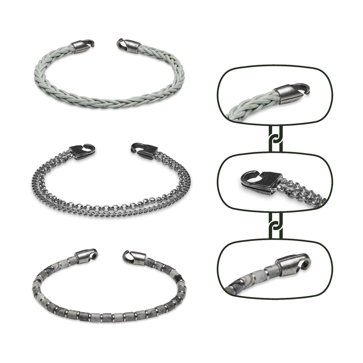 PALOR | 3-strap bracelet set