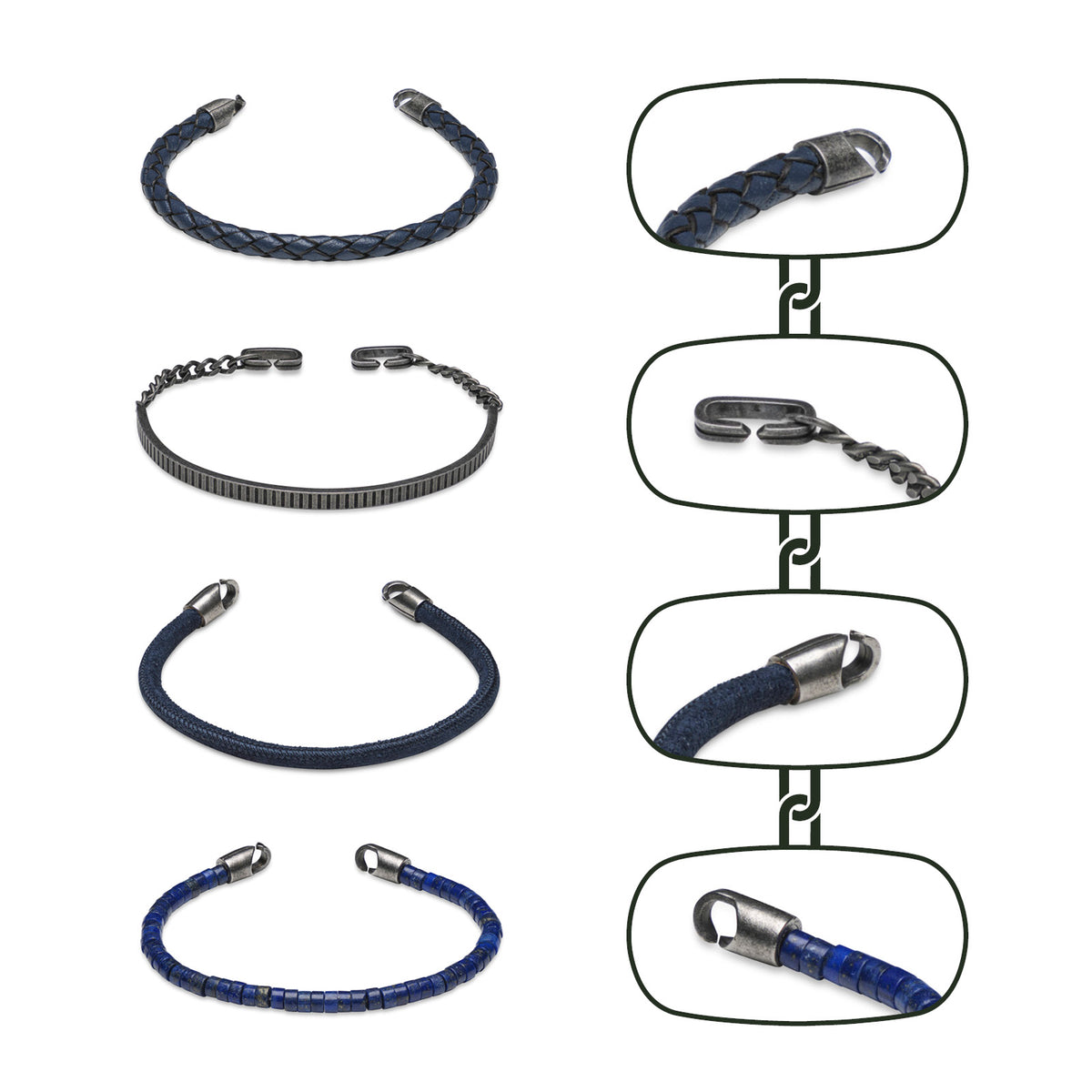 PIREL | 4-strap bracelet set