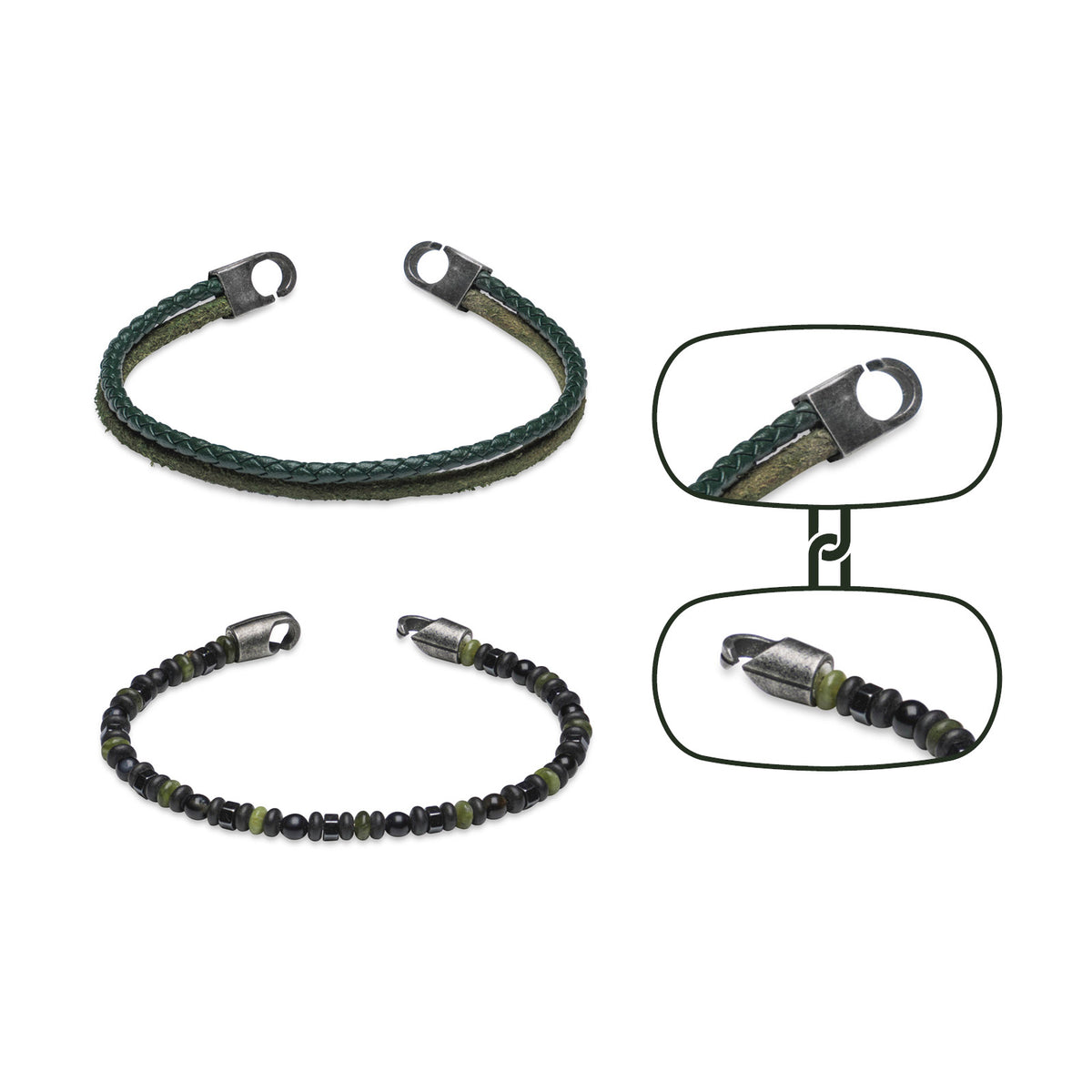 PRYNO | 2-strap bracelet set