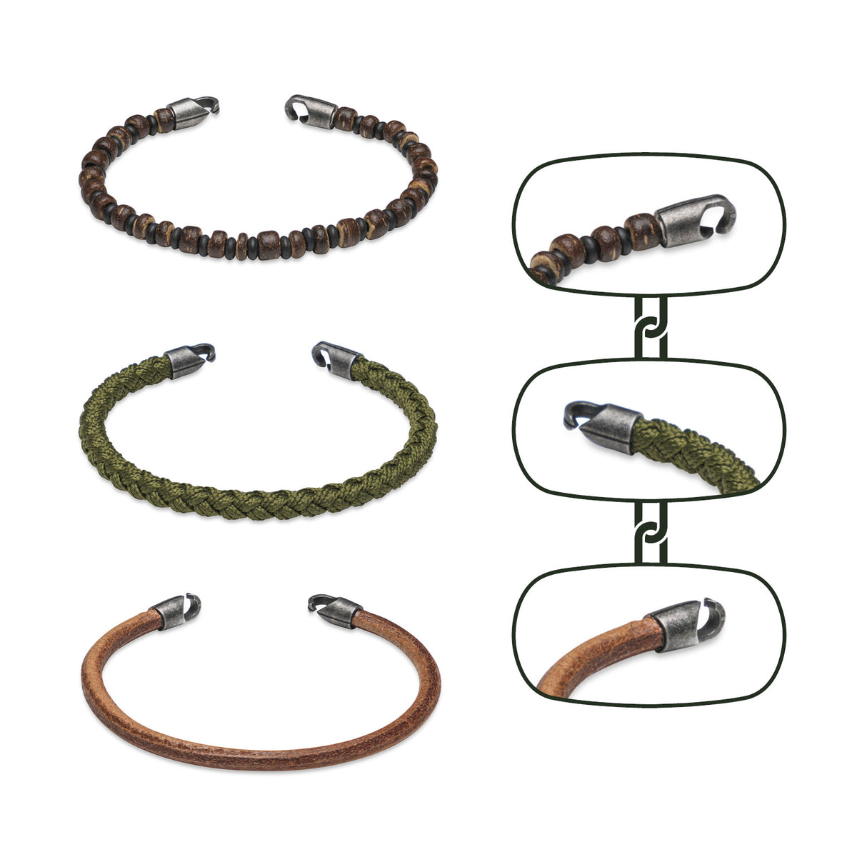 QUARA | 3-strap bracelet set