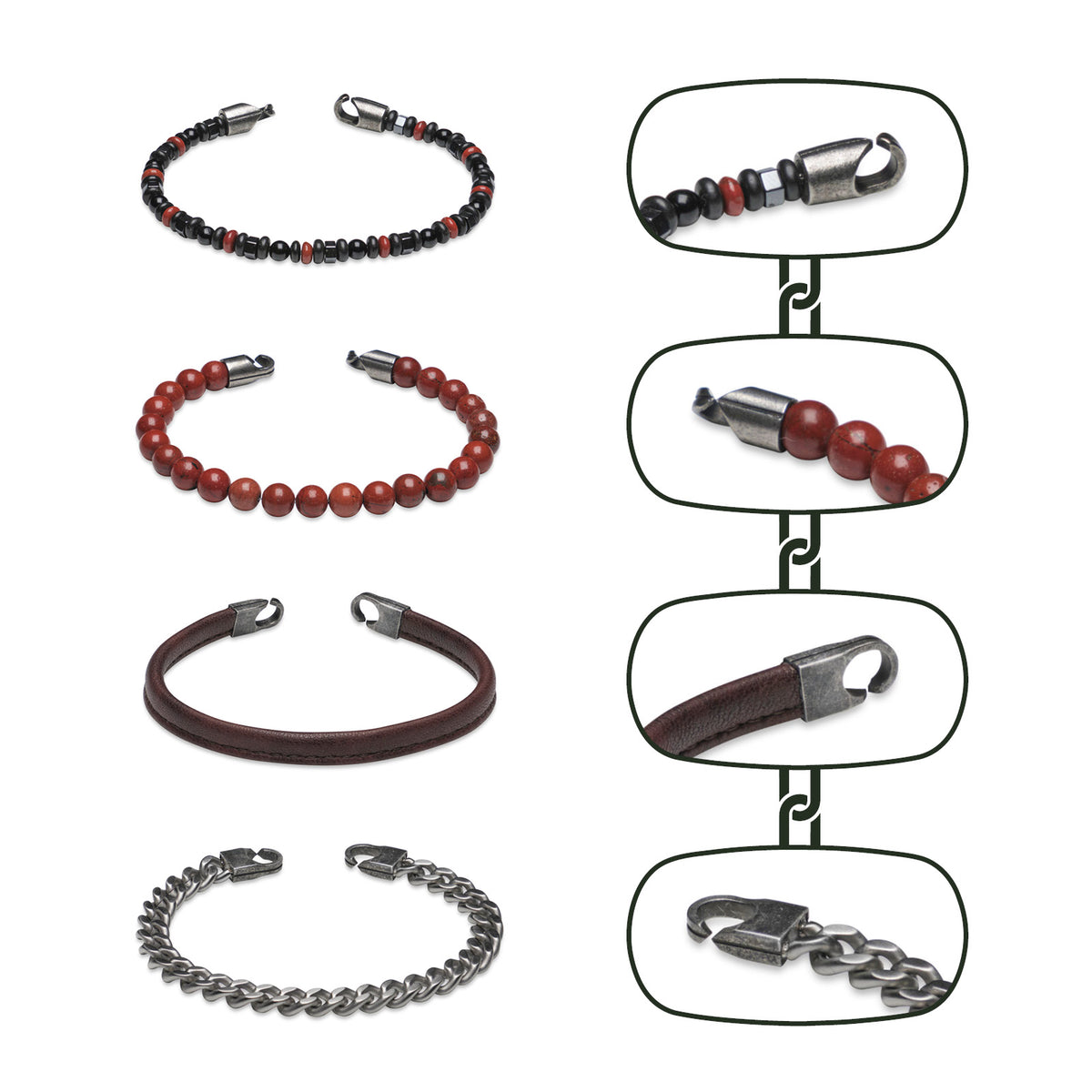 XAIEL | 4-strap bracelet set