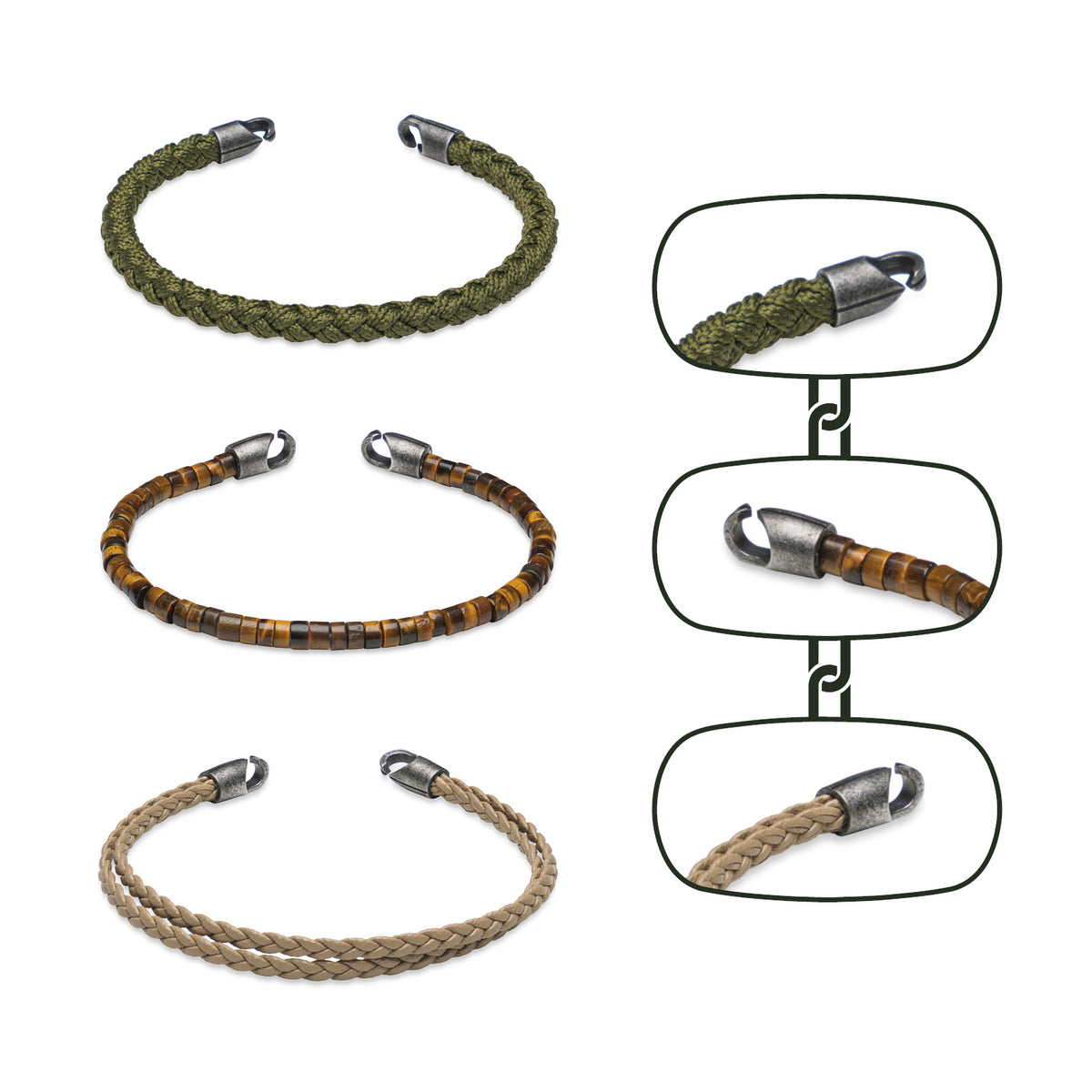 ZOREN | 3-strap bracelet set